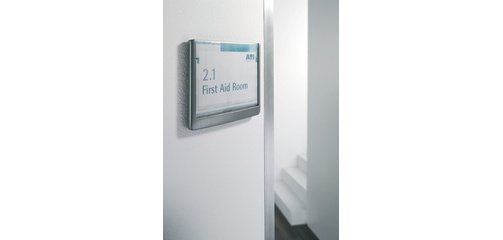 Plaque de porte CLICK SIGN, (L)149 x (H)148,5 mm
