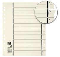 Geperforeerde tabbladen, extrabreed A4-formaat