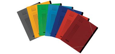 Chemise à élastique chic, A4,  compartiments 1-7