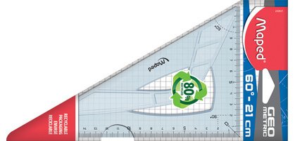 Tekendriehoek Maped Geometric 21cm 60 graden