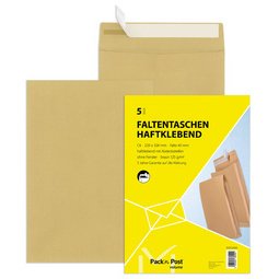 Enveloppen met balg en zelfklevende tape, C4