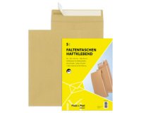 pochette à soufflets avec bande auto-adhésive, B4