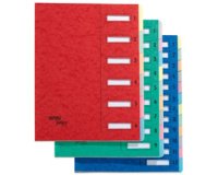 Trieur Junior Clip, 12 compartiments, numérique, bleu