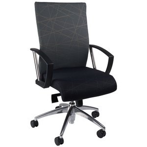 Fauteuil de bureau design 'New Workart', noir