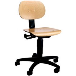 Fauteuil de travail 'TEC 11', en bois