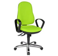 Fauteuil de bureau 'Synchro Steel', bleu roy