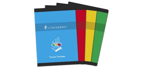 CONQUERANT SEPT Cahier de travaux pratiques, 240 x 320 mm