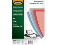 Couverture de reliure PVC Fellowes A4 20/100 transparent - Paquet de 100
