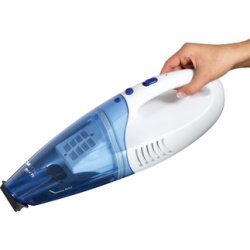 Aspirateur à main sans fil AKS 828, blanc/bleu