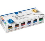 Peinture acrylique métallique, kit de base