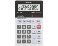 SHARP Calculatrice de poche modèle EL-W211G GY, alimentation