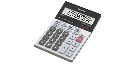 SHARP Calculatrice de bureau modèle EL-M711GGY