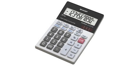 SHARP Calculatrice de bureau modèle EL-M711GGY
