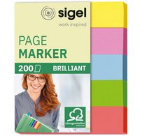 Marque-page repositionnable Multicolor, 50 x 15 mm