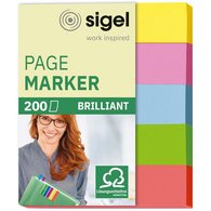 Marque-page repositionnable Multicolor, 50 x 15 mm