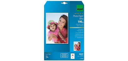 papier photo jet d'encre Ultra, satiné, A4, 190 g/m2