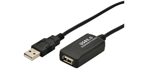 Câble rallonge USB 2.0 haute qualité, 5,0 m