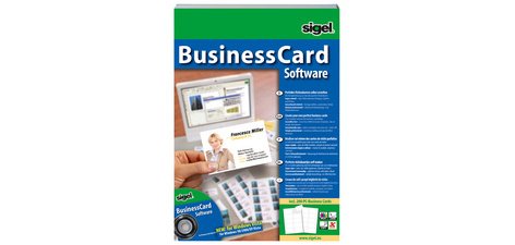 Logiciel BusinessCard, pour cartes de visite