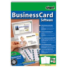 Logiciel BusinessCard, pour cartes de visite