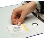 Pochette pour cartes de visite, en PP, autocollant