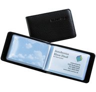 Pochette pour cartes de visite, pour 40 cartes de