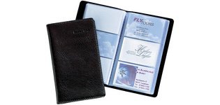 Pochette pour cartes de visite, pour 120 cartes de