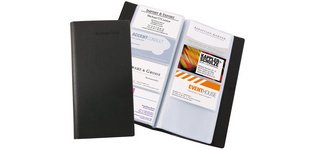 Pochette pour cartes de visite, pour 192 cartes de