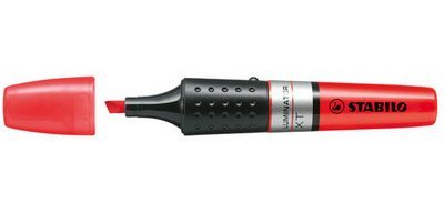 Surligneur LUMINATOR, rouge
