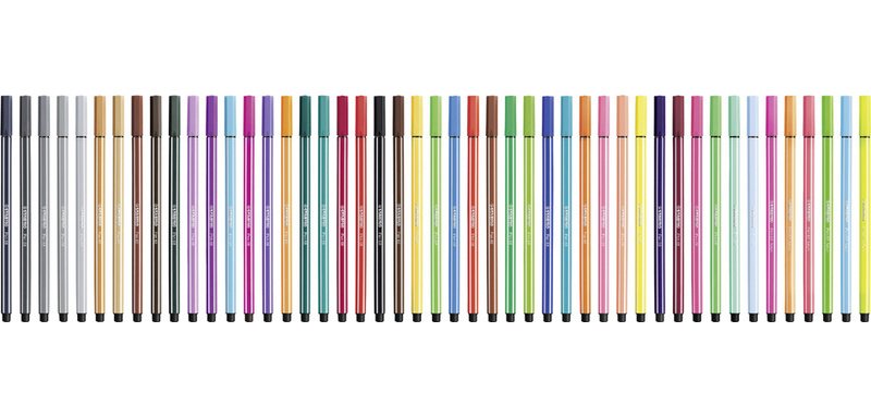 Stylo feutre Pen 68, bleu de Prusse