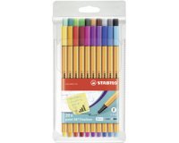 Viltstift met fijne punt Point 88 - plastic etui van 40 stuks