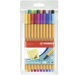 Feutre à pointe fine point 88, étui plastique de 40