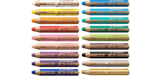 Crayon multi-talents woody 3 en 1, rond