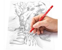 Crayon minerva, hexagonal, dureté de la mine: HB