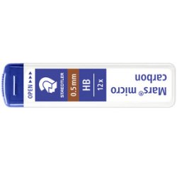 Mines pour porte-mines 'Mars micro carbone' 0,3 mm HB