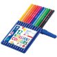 Crayon de couleur ergosoft triangulaire,étui de 24