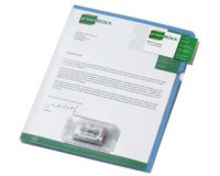 pochette dictée, DIN A4, en plastique, bleu