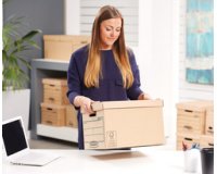 Caisse d'archivage et transport standard BANKERS