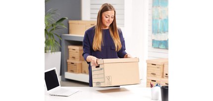 Caisse d'archivage et transport standard BANKERS