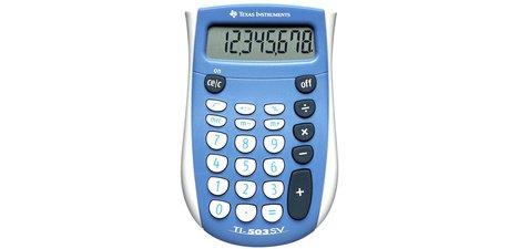 calculatrice de poche TI-503 SV,