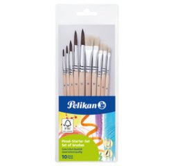 Kit de démarrage de pinceaux, 10 pièces
