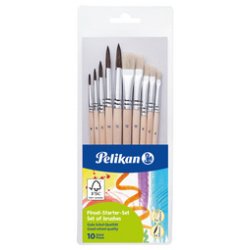 Kit de démarrage de pinceaux, 10 pièces