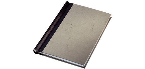 Bindkaft, A4-formaat, kaft: grijs, rug: zwart