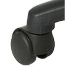 Roulette design pour sol revêtu pour fauteuil