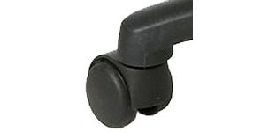 Roulette design pour sol revêtu pour fauteuil