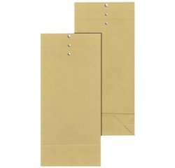 sachet d'expédition, 2 rainures, 3 perforations