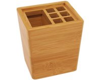Porte-crayons, en bambou, rectangulaire