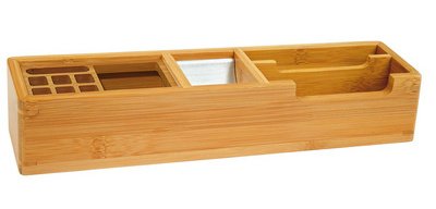 Pennenhouder, bamboe, lang