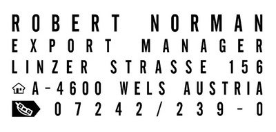 Tampon texte personnalisable Printy Set 4913 Trodat monochrome 5 lignes