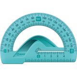 Rapporteur demi-circulaire Flex 180 degrés, 120 mm