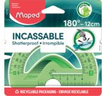 Rapporteur demi-circulaire Flex 180 degrés, 120 mm